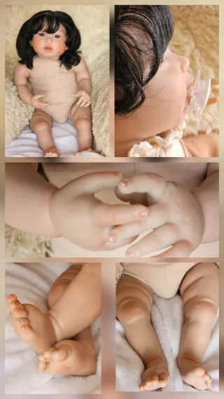 Bebé Reborn Asiática 55cm