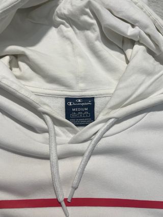 Sudadera Champion Blanca Talla M
