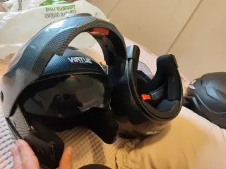 Cascos Moto Talla L y XL Carbono