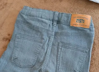 Pantaloni Zara bimbo azzurri skinny