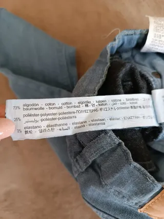 Pantaloni Zara bimbo azzurri skinny