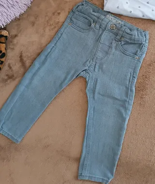 Pantaloni Zara bimbo azzurri skinny