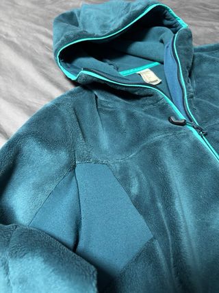 Chaqueta polar Decathlon verde talla L