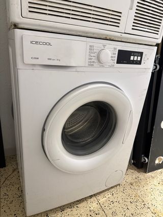 Secadora y Lavadora Blanca marca icecool