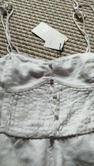 Top de lino Zara nuevo con etiqueta