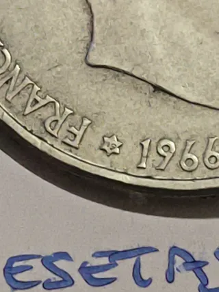 100 Pesetas Plata Franco 1966