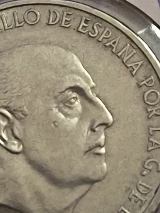 100 Pesetas Plata Franco 1966