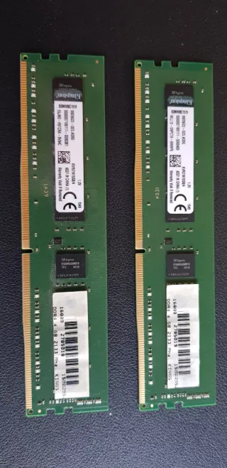 2 memorias RAM Kingston 4GB DDR4 2133MHz
