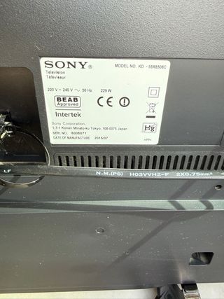 TV Sony 55 3D