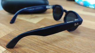 Gafas Ray-Ban Stories Round Azul + cargador
