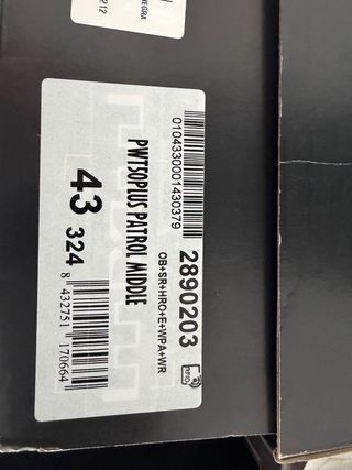 Botas Tácticas FAL Gore-Tex Talla 43