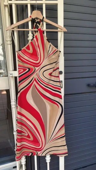 Abito donna fantasia geometrica