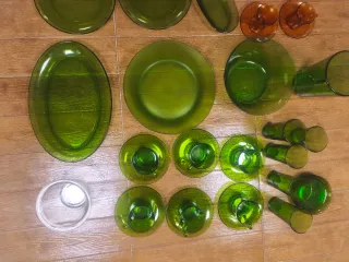 Lote de vajilla Duralex antigua vintage