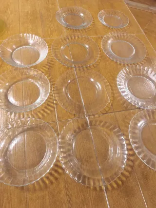 Lote de vajilla Duralex antigua vintage