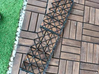 42 Baldosas Madera Compuesta Terraza