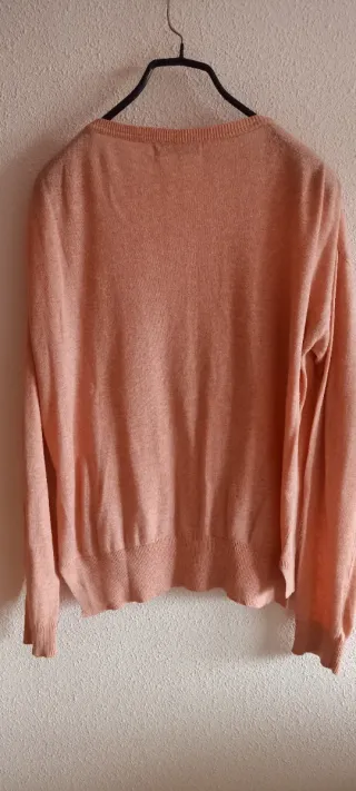 Cárdigan Bershka salmón Talla M