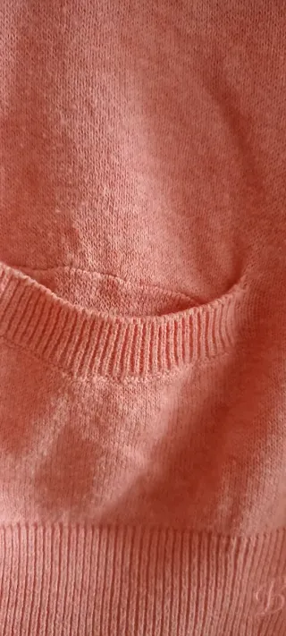 Cárdigan Bershka salmón Talla M