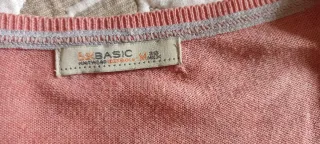 Cárdigan Bershka salmón Talla M