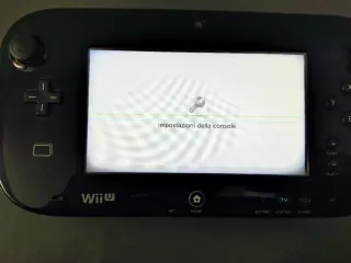 Nintendo Wii U Console Nera 32Gb+gamepad e cavi