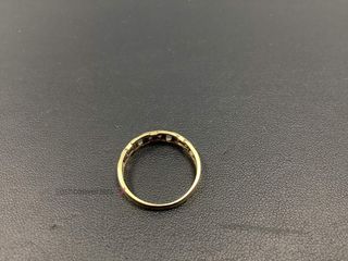 anillo oro 18k con piedra