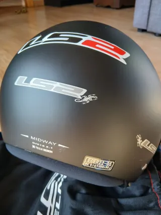 Casco Moto LS2 Off-Road XL Gris