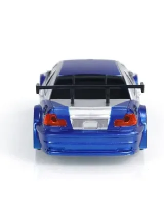 Coche RC Drift Azul y Plata
