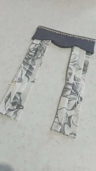 Tende miniatura 1:12 fatte a mano