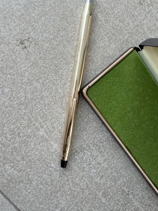 Bolígrafo Cross Dorado Estuche Incluido