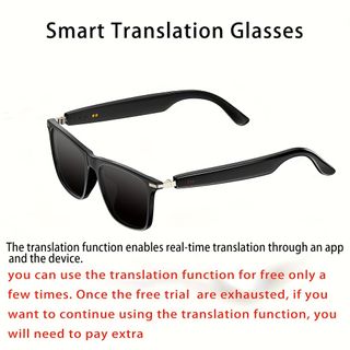 Occhiali Intelligenti AI Traduzione 100 Lingue