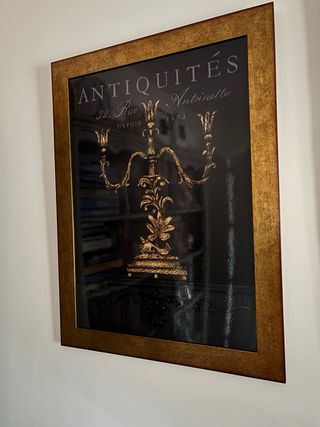 Set 4 Cuadros Decorativos Antigüedades