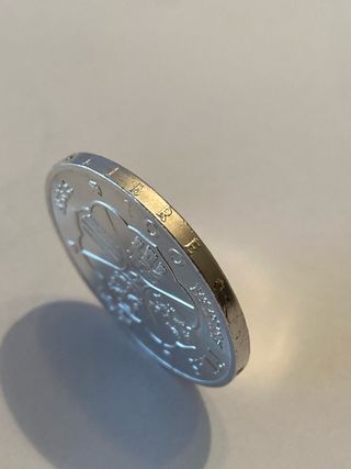 Moneda 100 Pesetas Plata 1966 Franco