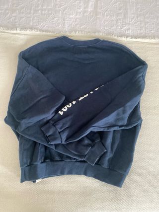 Sudadera Pull&Bear azul marino talla XS