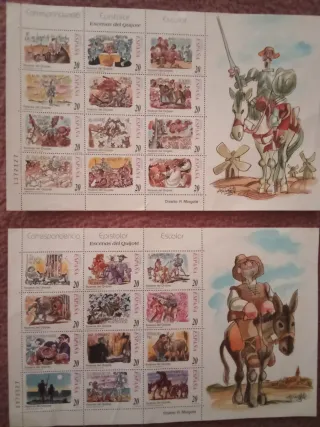 Sellos El Quijote España 1972