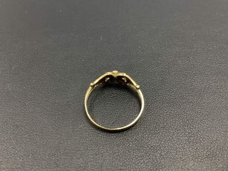 anillo oro 18k con piedra