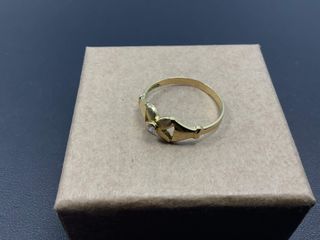 anillo oro 18k con piedra