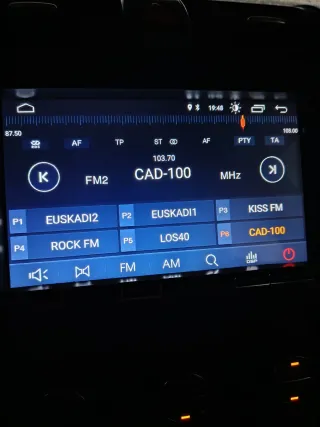 Radio/Consola Central Coche