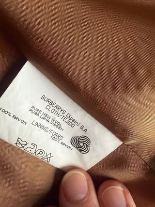 Chaqueta Burberrys Mujer Marrón Naranja