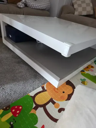 Mesa de centro blanca 90x90