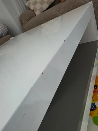 Mesa de centro blanca 90x90