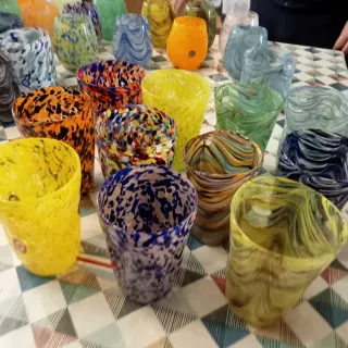 Bicchieri Murano Nuovi molti colori