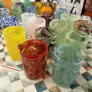 Bicchieri Murano Nuovi molti colori