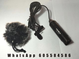 Micrófono Comica CVM-V02 Lavalier Negro