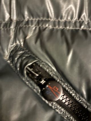 Piumino Moncler Grigio Lucido