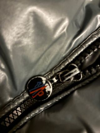 Piumino Moncler Grigio Lucido