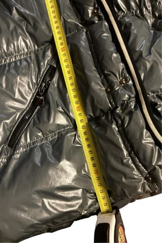 Piumino Moncler Grigio Lucido