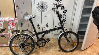 Bicicleta Plegable Negra