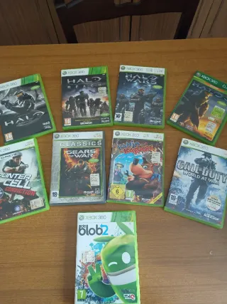 Xbox 360 Lot de 8 Giochi halo