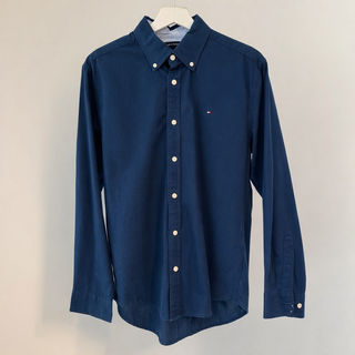 Camisa Tommy Hilfiger M azul algodón