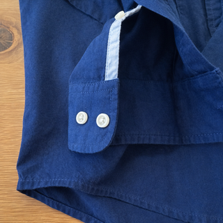 Camisa Tommy Hilfiger M azul algodón