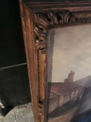 Cuadro Óleo Paisaje Europeo